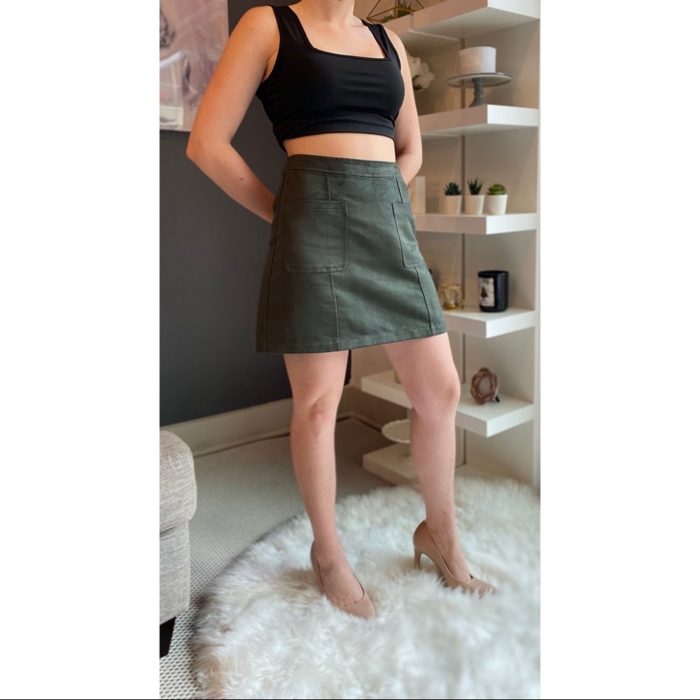 Old Navy Army Green Skirt